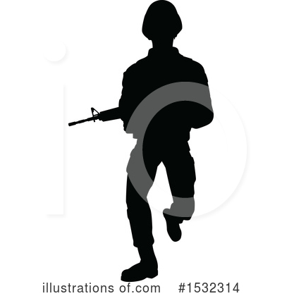 Royalty-Free (RF) Soldier Clipart Illustration by AtStockIllustration - Stock Sample #1532314