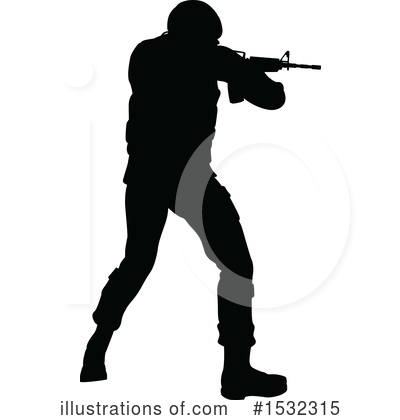 Royalty-Free (RF) Soldier Clipart Illustration by AtStockIllustration - Stock Sample #1532315
