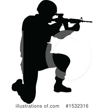 Royalty-Free (RF) Soldier Clipart Illustration by AtStockIllustration - Stock Sample #1532316