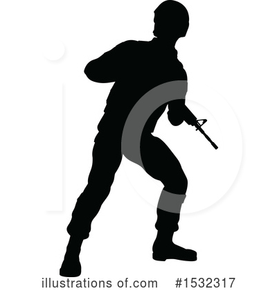 Royalty-Free (RF) Soldier Clipart Illustration by AtStockIllustration - Stock Sample #1532317