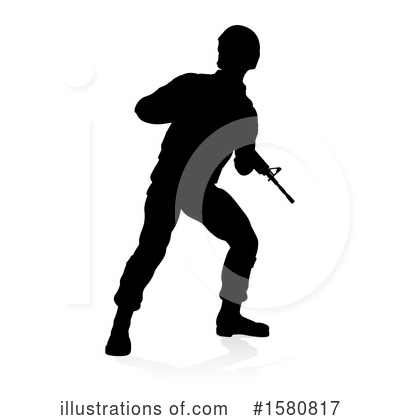 Royalty-Free (RF) Soldier Clipart Illustration by AtStockIllustration - Stock Sample #1580817