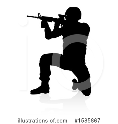 Royalty-Free (RF) Soldier Clipart Illustration by AtStockIllustration - Stock Sample #1585867