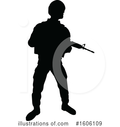 Royalty-Free (RF) Soldier Clipart Illustration by AtStockIllustration - Stock Sample #1606109