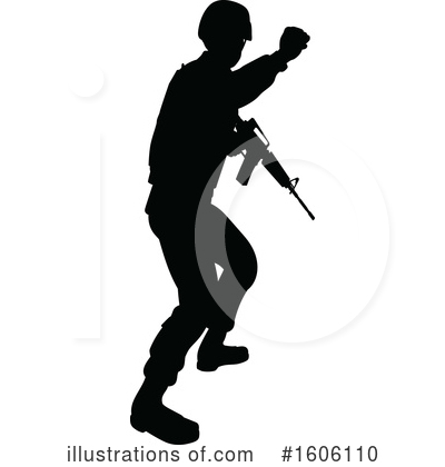 Royalty-Free (RF) Soldier Clipart Illustration by AtStockIllustration - Stock Sample #1606110