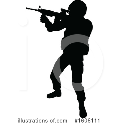 Royalty-Free (RF) Soldier Clipart Illustration by AtStockIllustration - Stock Sample #1606111