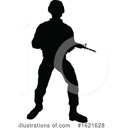 Royalty-Free (RF) Soldier Clipart Illustration by AtStockIllustration - Stock Sample #1621628