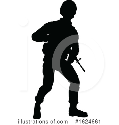 Royalty-Free (RF) Soldier Clipart Illustration by AtStockIllustration - Stock Sample #1624661
