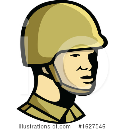 Royalty-Free (RF) Soldier Clipart Illustration by patrimonio - Stock Sample #1627546