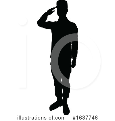 Royalty-Free (RF) Soldier Clipart Illustration by AtStockIllustration - Stock Sample #1637746
