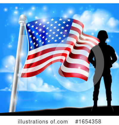 Royalty-Free (RF) Soldier Clipart Illustration by AtStockIllustration - Stock Sample #1654358
