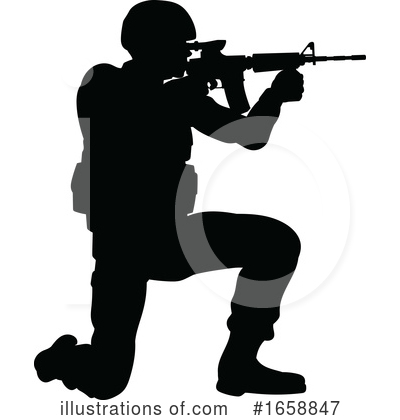 Royalty-Free (RF) Soldier Clipart Illustration by AtStockIllustration - Stock Sample #1658847