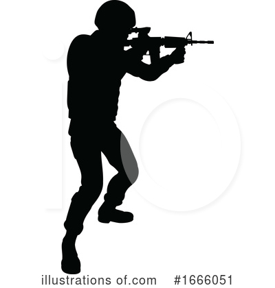 Royalty-Free (RF) Soldier Clipart Illustration by AtStockIllustration - Stock Sample #1666051