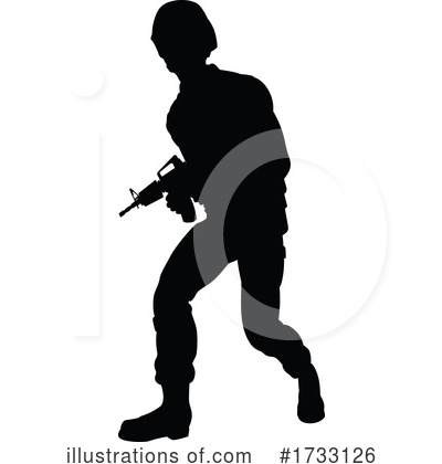 Royalty-Free (RF) Soldier Clipart Illustration by AtStockIllustration - Stock Sample #1733126
