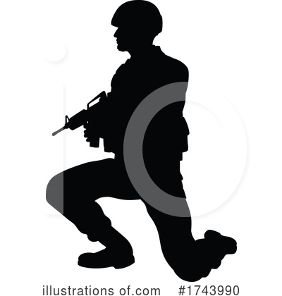 Royalty-Free (RF) Soldier Clipart Illustration by AtStockIllustration - Stock Sample #1743990