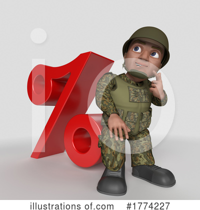 Royalty-Free (RF) Soldier Clipart Illustration by KJ Pargeter - Stock Sample #1774227