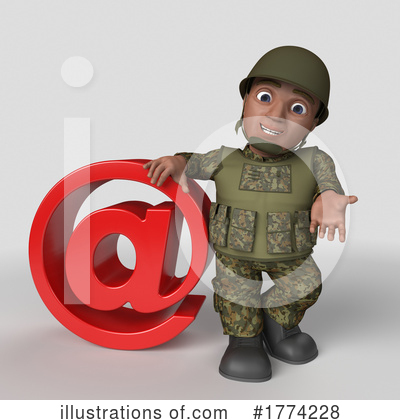 Royalty-Free (RF) Soldier Clipart Illustration by KJ Pargeter - Stock Sample #1774228