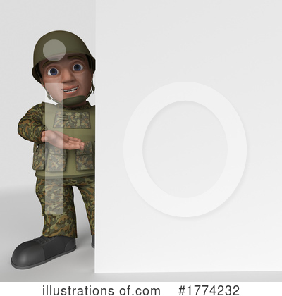 Royalty-Free (RF) Soldier Clipart Illustration by KJ Pargeter - Stock Sample #1774232