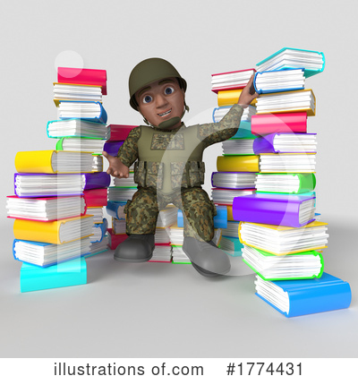 Royalty-Free (RF) Soldier Clipart Illustration by KJ Pargeter - Stock Sample #1774431