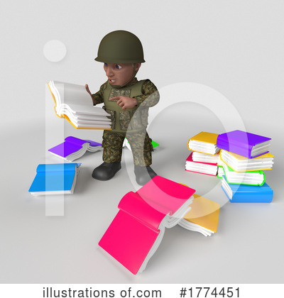 Royalty-Free (RF) Soldier Clipart Illustration by KJ Pargeter - Stock Sample #1774451