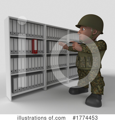 Royalty-Free (RF) Soldier Clipart Illustration by KJ Pargeter - Stock Sample #1774453