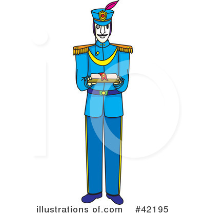 Royalty-Free (RF) Soldier Clipart Illustration by Cherie Reve - Stock Sample #42195