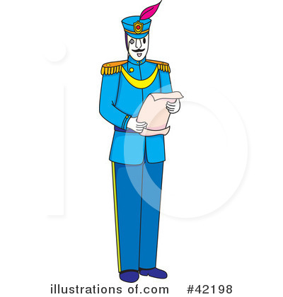 Royalty-Free (RF) Soldier Clipart Illustration by Cherie Reve - Stock Sample #42198