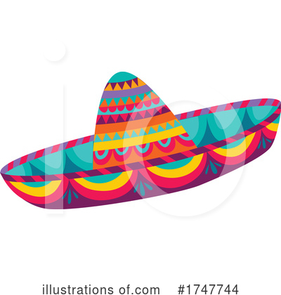 Royalty-Free (RF) Sombrero Clipart Illustration by Vector Tradition SM - Stock Sample #1747744