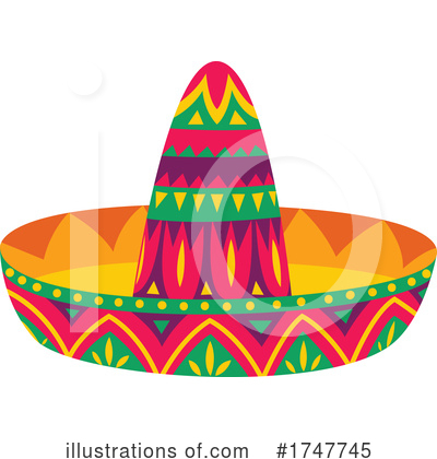 Royalty-Free (RF) Sombrero Clipart Illustration by Vector Tradition SM - Stock Sample #1747745