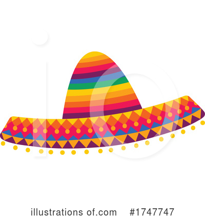 Royalty-Free (RF) Sombrero Clipart Illustration by Vector Tradition SM - Stock Sample #1747747