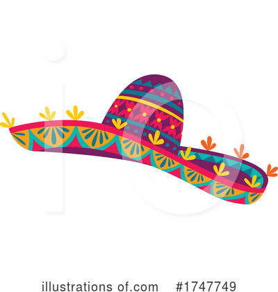Royalty-Free (RF) Sombrero Clipart Illustration by Vector Tradition SM - Stock Sample #1747749