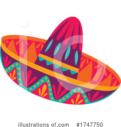 Royalty-Free (RF) Sombrero Clipart Illustration by Vector Tradition SM - Stock Sample #1747750