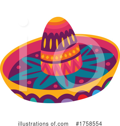 Royalty-Free (RF) Sombrero Clipart Illustration by Vector Tradition SM - Stock Sample #1758554