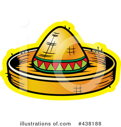 Royalty-Free (RF) Sombrero Clipart Illustration by Cory Thoman - Stock Sample #438188