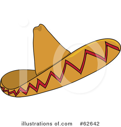 Royalty-Free (RF) Sombrero Clipart Illustration by Pams Clipart - Stock Sample #62642
