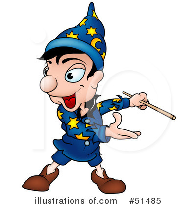 Royalty-Free (RF) Sorcerer Clipart Illustration by dero - Stock Sample #51485