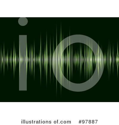 Royalty-Free (RF) Sound Wave Clipart Illustration by michaeltravers - Stock Sample #97887