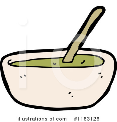 Royalty-Free (RF) Soup Bowl Clipart Illustration by lineartestpilot - Stock Sample #1183126