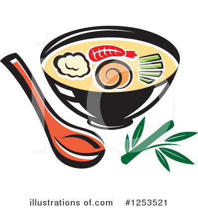 Asian Food Clipart #1253521 by Vector Tradition SM