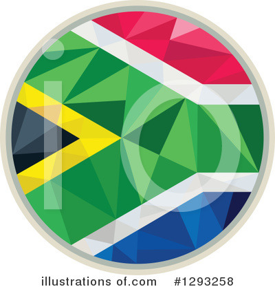 Royalty-Free (RF) South African Flag Clipart Illustration by patrimonio - Stock Sample #1293258