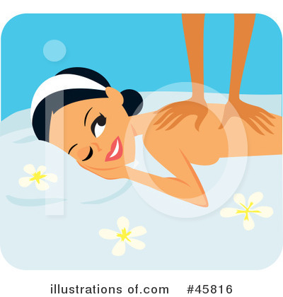 Royalty-Free (RF) Spa Clipart Illustration by Monica - Stock Sample #45816
