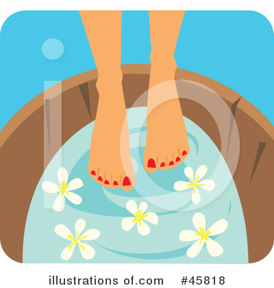 Royalty-Free (RF) Spa Clipart Illustration by Monica - Stock Sample #45818