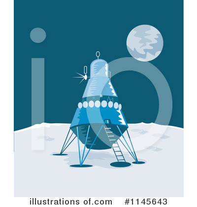 Royalty-Free (RF) Space Exploration Clipart Illustration by patrimonio - Stock Sample #1145643