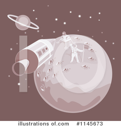 Royalty-Free (RF) Space Exploration Clipart Illustration by patrimonio - Stock Sample #1145673