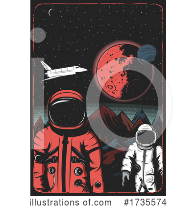 Royalty-Free (RF) Space Exploration Clipart Illustration by Vector Tradition SM - Stock Sample #1735574
