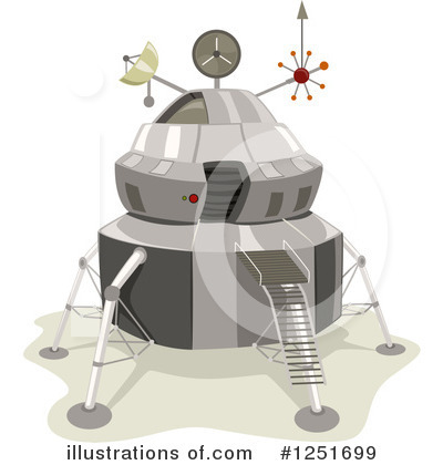 Royalty-Free (RF) Spacecraft Clipart Illustration by BNP Design Studio - Stock Sample #1251699