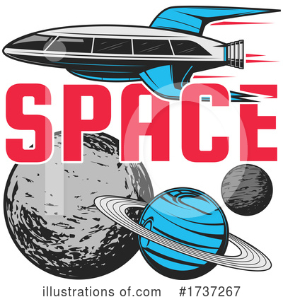 Royalty-Free (RF) Spacecraft Clipart Illustration by Vector Tradition SM - Stock Sample #1737267