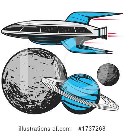 Royalty-Free (RF) Spacecraft Clipart Illustration by Vector Tradition SM - Stock Sample #1737268