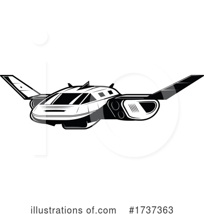 Royalty-Free (RF) Spacecraft Clipart Illustration by Vector Tradition SM - Stock Sample #1737363