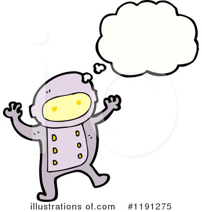 Royalty-Free (RF) Spaceman Clipart Illustration by lineartestpilot - Stock Sample #1191275