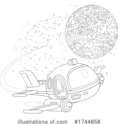 Spaceship Clipart #1744858 by Alex Bannykh